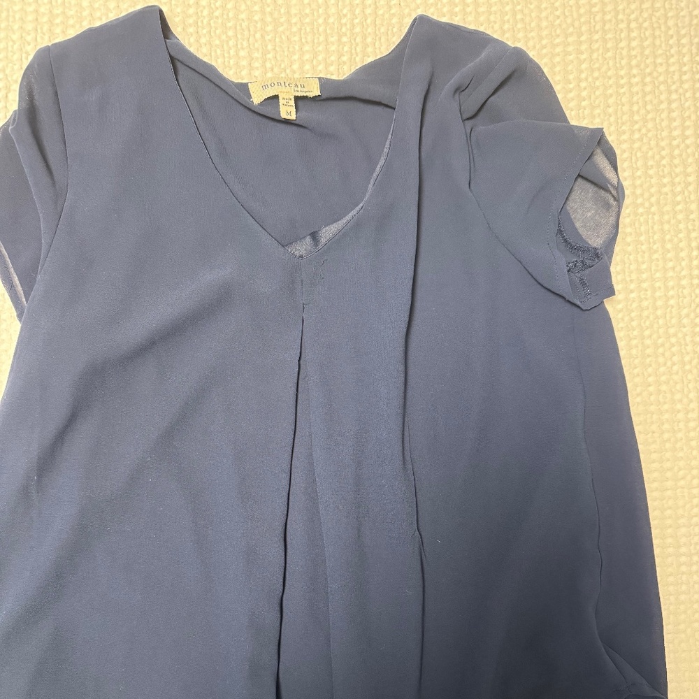 Navy blouse